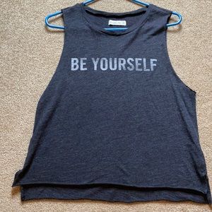 Abercrombie and Fitch be yourself tank